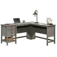 thumbnail image 3 of Pemberly Row L-shaped Farmhouse Engineered Wood Computer Desk in Mystic Oak, 3 of 18