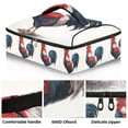 thumbnail image 2 of Iauyy Casserole Carrier for Hot Food Insulated Casserole Travel Carry Bag with Lid Food Warmer Bag for Party/Picnic,Color Of The Rooster-a, 2 of 7