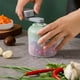 thumbnail image 4 of Cortadora de Verduras Multifuncional, Procesador de Alimentos Pequeño, Picadora de Alimentos con Manivela, Herramienta para Picar , Utensilios de Cocina, 100 Ml, 4 of 5