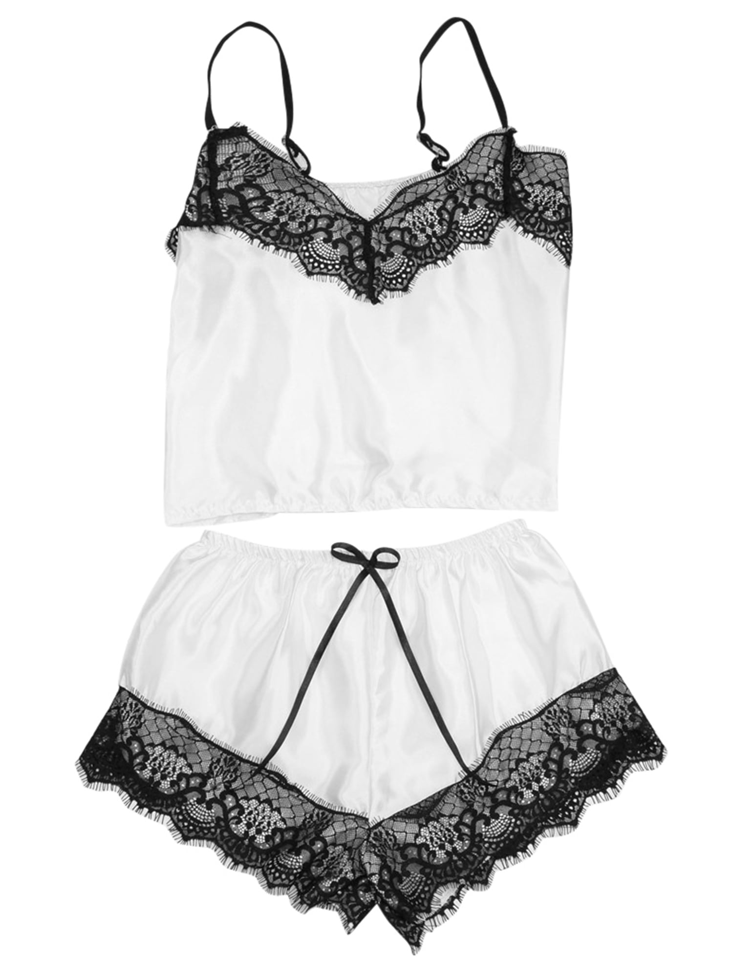 lace shorts and top nightwear