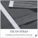 thumbnail image 4 of Blackout Door Curtain - Privacy Thermal Insulated Door Window Curtains Sidelight Curtain Tie up Shade, 4 of 4