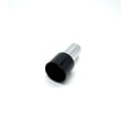 The Wires Zone 4 Gauge Wire Ferrule Connectors Black Barrel - (25 pack ...