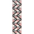 thumbnail image 4 of Well Woven Naya Blush Pink Modern Geometric Diamond Boxes Runner Rug (2'7" x 9'10"), 4 of 8