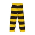 thumbnail image 5 of Xecao Bee Stripe Men's Straight Lounge Pajama Pants: The Ultimate in Comfortable Sleepwear, 5 of 9
