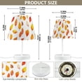 thumbnail image 4 of Yayeee Mini Table Lamp 10.8" Dimmable with Fabric Shade 3 Color Temperatures, Orange Leaves, 4 of 7