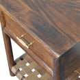 thumbnail image 5 of Artisan Furniture Solid Wood Chestnut T-Bar Bedside, 5 of 7