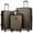 Bronze, variant on New York Xpress 3-Piece Hardside Luggage Set, Expandable Suitcases with TSA Lock, 20"/26"/30" Carry-on & Checked, Blue - WD577