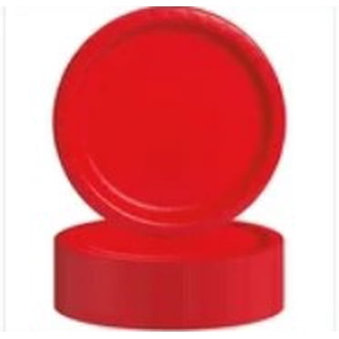 Way To Celebrate Red Ravishing 7" Plates 70 Count
