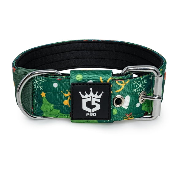Collar táctico para perros TSPRO de 3,8 cm de ancho con hebilla metálica resistente