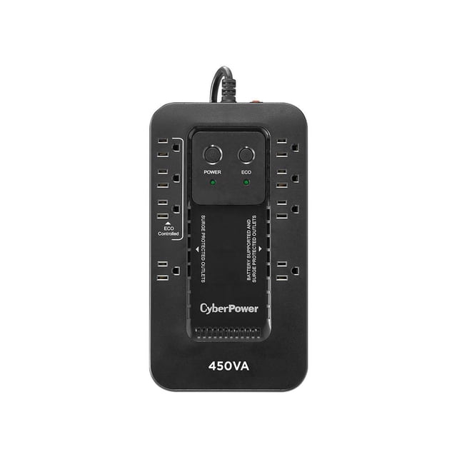 UPS CyberPower Ecologic EC450G , 8 Contactos NEMA 5-15R , 450VA / CyberPower EC450G