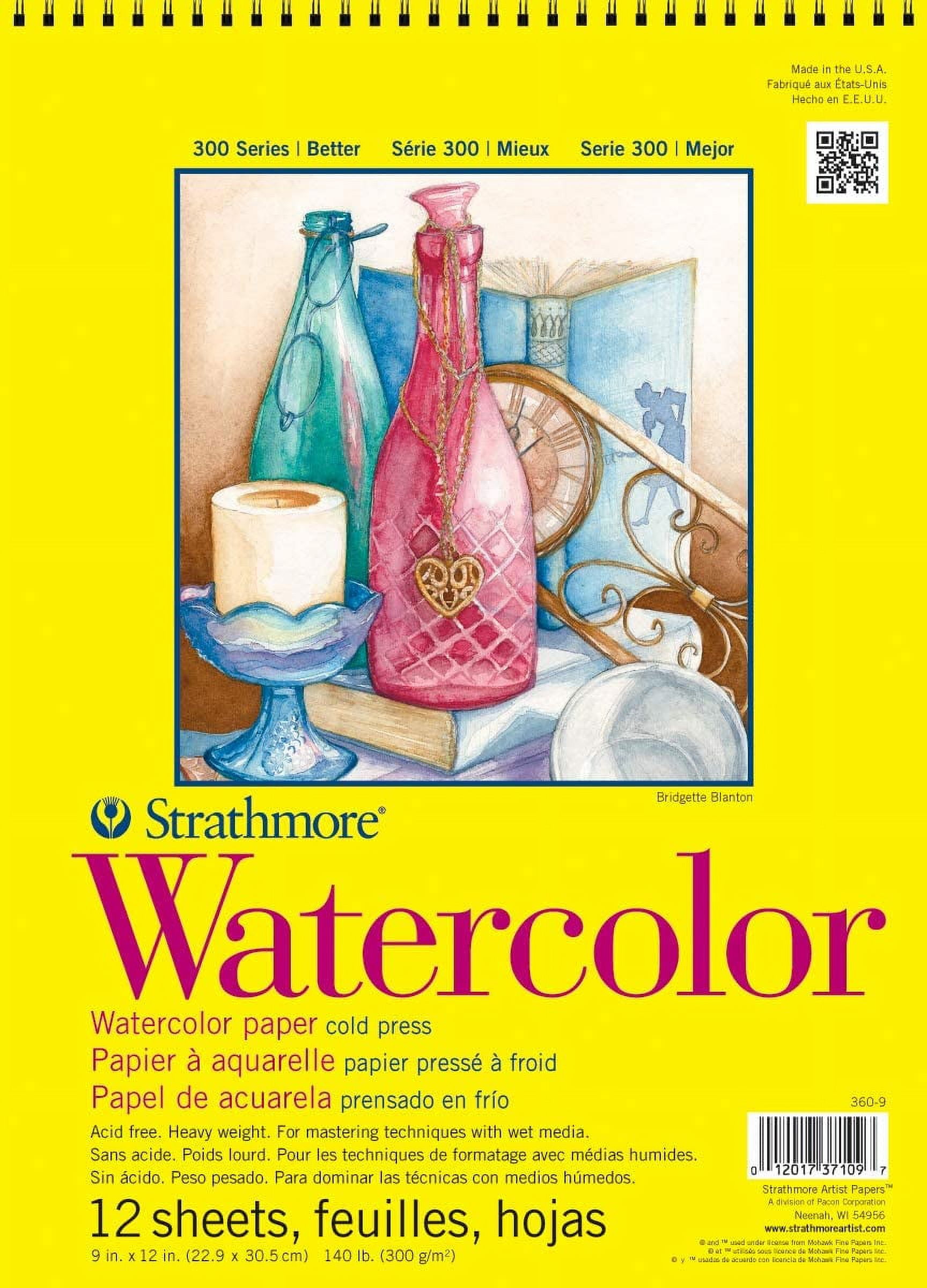 Pro Art Prem Watercolor Field Book 7x10, 24 sheets, 140