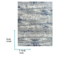 thumbnail image 3 of Livabliss Area Rugs for Living Room, 8x10 Andorra Modern Dark Blue Rug, Bedroom Dining Room Home Decor Stain Resistant Carpet (7'10" x 10'), 3 of 8