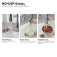 thumbnail image 5 of Kohler K-22062 Graze 1.5 GPM Single Hole Pull Down Kitchen Faucet - Black, 5 of 7