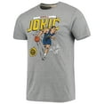thumbnail image 2 of Men's Homage Nikola Jokic Gray Denver Nuggets Comic Book Player Tri-Blend T-Shirt, 2 of 3