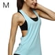 thumbnail image 5 of Jumpingount Caliente Sexy sin mangas espalda descubierta Fitness Tops mujeres deporte entrenamiento camisas chaleco secado rápido suelta camiseta Type7 NO7, 5 of 6