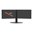 thumbnail image 1 of Ergotron Neo-Flex - Stand - for 2 LCD displays - black - screen size: up to 24" - desktop, 1 of 11