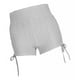thumbnail image 4 of Pantalones Cortos Deportivo de Mujer Colamx Shorts para Running de Verano color Gris, 4 of 8