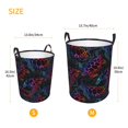 thumbnail image 5 of Daiia sea Turtle Laundry Hamper With Handles Large Storage Basket/Toy Organizer/Dirty Clothes Collapsible Waterproof For College Dorms, Bedroom,Bathroom, 5 of 8