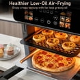 thumbnail image 6 of Bluebow 12QT Air Fryer Toaster Oven, 12-in-1 Multi-functional Color Touchscreen with Easy-view Windows, Less Oil Healthy Cooking for Home Kitchen Use, 6 of 8