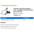 thumbnail image 2 of Automatic Transmission Conductor Plate - Compatible with 2006 Mercedes-Benz CLS55 AMG, 2 of 2