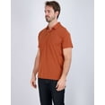 thumbnail image 3 of Real Essentials 3 Pack: Men's Casual Jersey Cotton Short Sleeve Quick Dry Breathable Polo Shirt - (Available in Big & Tall), 3 of 7