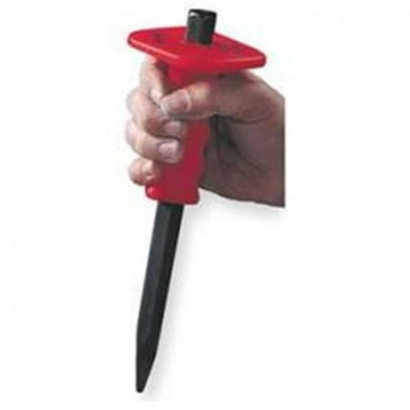 UPC: 0081243122056 | Mayhew Steel Products MY12205 0.5 x 12 in. Cold Guardian Handguard Chisel