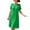 Green, variant on SELONE Beach Dresses for Women Split Casual Dresses Short Sleeve Midi Sundress Crew Neck Lounge Casual Clothes Black S