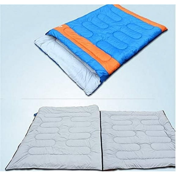 Practical Double Person Sleeping Bag Outdoor Camping Adult Sleeping Bag Lover Couple Travel Warm Weather Use Sleeping Bag