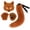 Coffee, variant on MInHoues Halloween Plush Fox Tail and Mask Set, Furry Animal Paw Gloves for Cosplay, Complete Halloween Costumes Accessories for Adults, Dress Up Party Props, Coffee