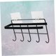 thumbnail image 2 of unbranded Colgador Para Toallas Sobre Puerta Negro De Material Resistente Sin Taladro, 2 of 7