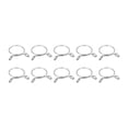 thumbnail image 1 of Unique Bargains Fuel Line Hose Clips, 10 Pack 21mm 304 Stainless Steel Single Wire Tubing Spring Clamps (Silver), 1 of 5