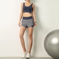 thumbnail image 3 of Pantalones cortos de verano para mujer, pantalones cortos casuales antideslumbrantes, pantalones cortos deportivos para fitness y yoga, 3 of 6