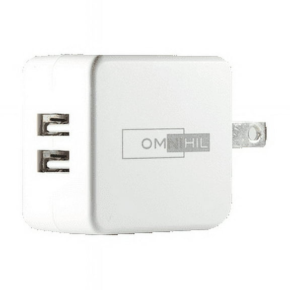 [UL Listed] OMNIHIL Wall Charger USB-A-5 Feet Cable Compatible with Anker 15W 3-in-1 Cube