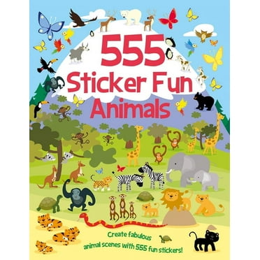555 Sticker Fun 555 Sticker Fun - Animals, (Paperback)