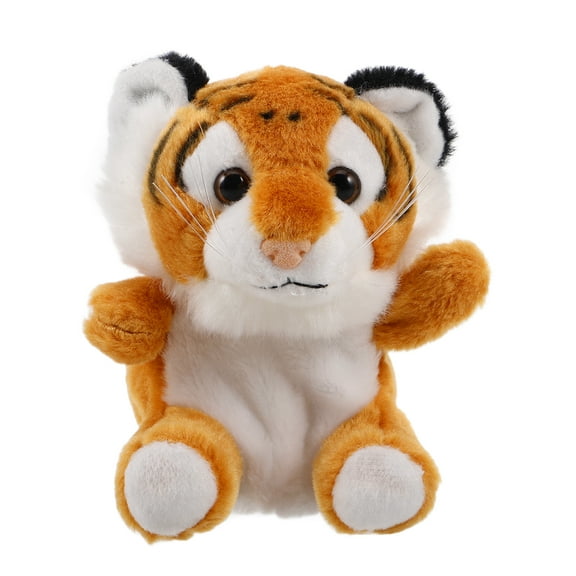 Mini Animal Plush Tiger Toys Purse Small Stuffed Animals With Lanyard Cute Tiny Animal Keychains Hanging Ornament For Party Carnival Prize Backpack Bag Pendant