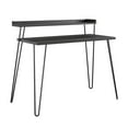 thumbnail image 1 of Ameriwood Home Haven Retro Computer Desk with Riser, Olive Green with Gold Legs, 1 of 9