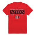 thumbnail image 1 of W Republic Apparel 507-177-R58-04 San Diego State Established Mens Tee, Red - Extra Large, 1 of 2