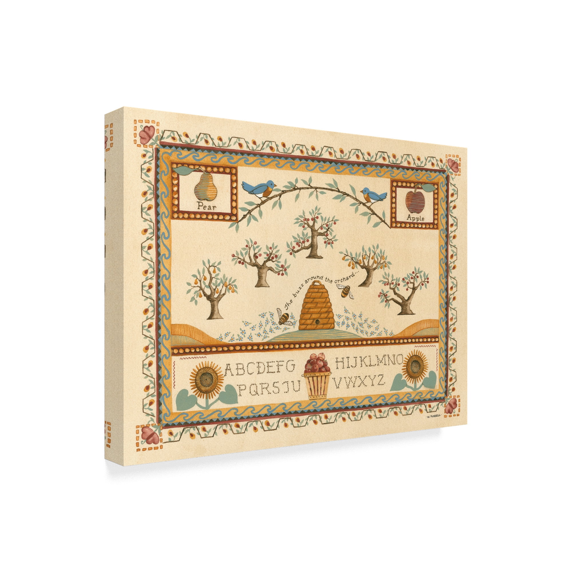 Trademark Fine Art 'Garden Sampler II' Canvas Art by Wendy Russell