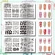 thumbnail image 3 of Placa de estampado de uñas con 45 diseños de frutas, 3 plantillas para uñas con diseños de piña y fresa, placa de acero inoxidable para estampar uñas., 3 of 7