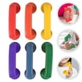 thumbnail image 2 of 6pcs Plastic Reading Phones 6 Colors Whispering Feedback Phones Hear Sound Phone Fake Telephone Speech Therapy Toy Tool For Classroom Kids Adults, 2 of 4