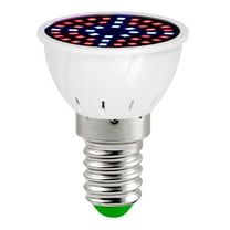Harlier Led Grow Light Bulb Full Spectrum, Plant Light Bulb with 48 LEDs for Indoor Plants, E14 Socket, Grow Lamp for Hydroponic Indoor Garden Greenhouse Succulent Veg Flower