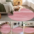 thumbnail image 5 of Round Rugs 4Ft, Pink Round Area Rug Washable Indoor Throw Carpet, Vintage Modern Abstract Art Ombre Soft Non Slip Circle Rug for Kitchen Nursery Room Home Decor Aesthetic, 5 of 8
