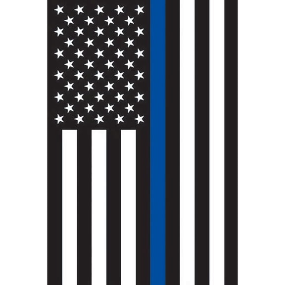 Briarwood Lane Everyday Garden Flag 12x18 For Outdoor Thin Blue Line Police Garden Flag Flags For Outside