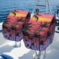 thumbnail image 4 of KUIFORTI Skull Golf Cart Seat Cover Golf Cart Seat Towel Blanket with 4 Front Pockets & Nonskid Bottom Portable Easy to Clean for Club Car and More 2 Person Seats Golf Carts, 4 of 7