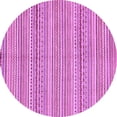 thumbnail image 1 of Ahgly Company Indoor Round Abstract Purple Modern Area Rugs, 3' Round, 1 of 4