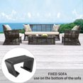 thumbnail image 2 of 10 Pc Outdoor Garden Rattan Wicker Furniture Alignment Fastener Sofa Clip Connector Suitable Compatible With Ra Banmo, 2 of 5