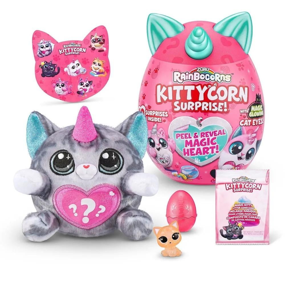 Zuru RainBocoRns Unicorn Kitty Corn Surprise Magic Egg Cat Blind Box Children'S Plush Toy Doll Gift