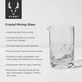 thumbnail image 3 of Viski Cut-Crystal Mixing Glass, Home Bar Tools, Bartender Gifts, Party 17oz, 3 of 10