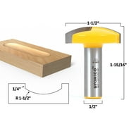 Small Standard Crown Cap Molding Router Bit - 1/2