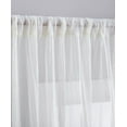 thumbnail image 3 of Crinkle Sheer Rod Pocket Curtains – 2 pack, Crinkled Texture, 3 of 3